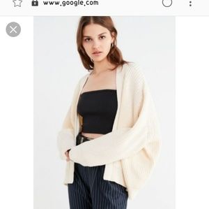 UO Dolman Beige Cardigan